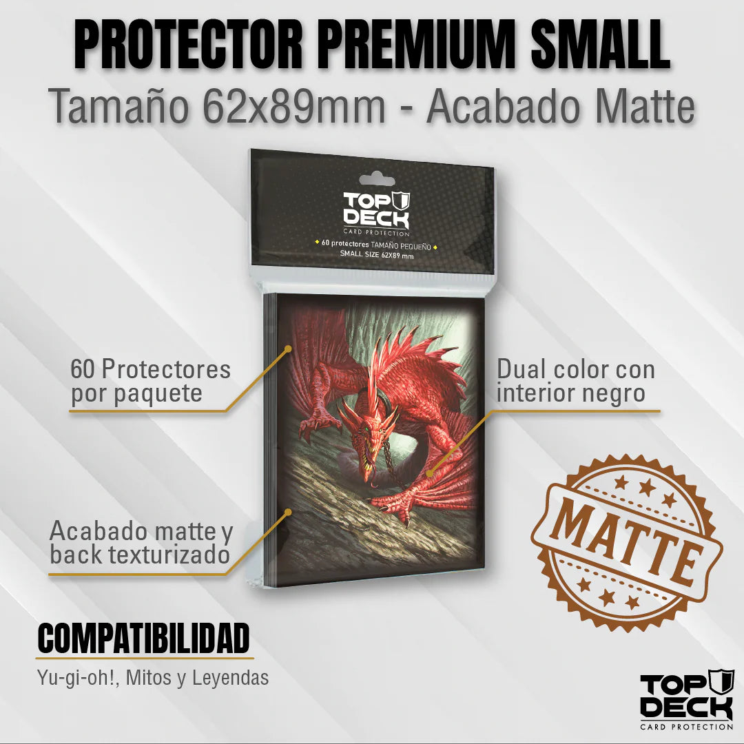 Protectores con Diseño | TOPDECK Small 62x89mm Wyvern de Sangre