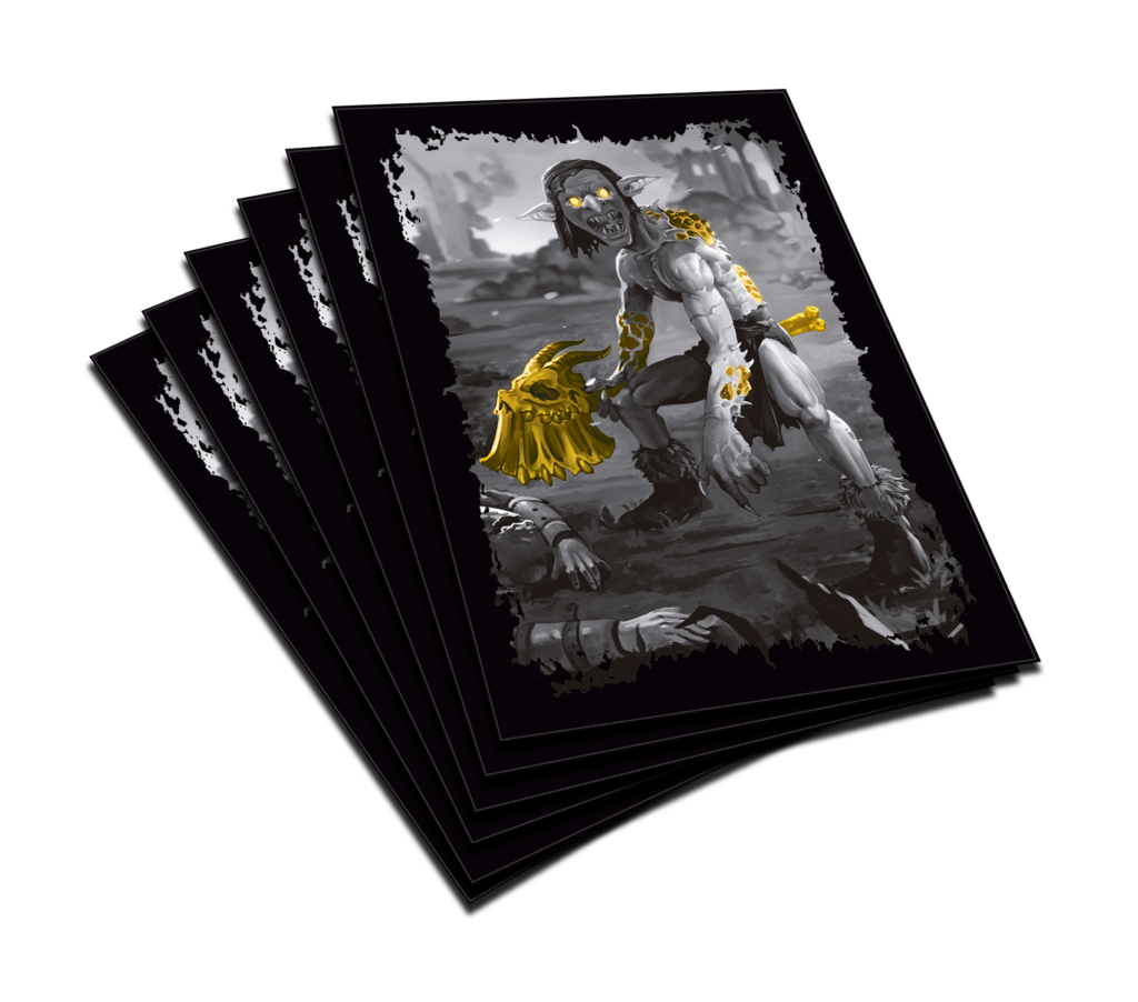 Protectores Diseño MYL Colección Legendaría | TOPDECK Small 62x89mm diseño Faerie-Goblin