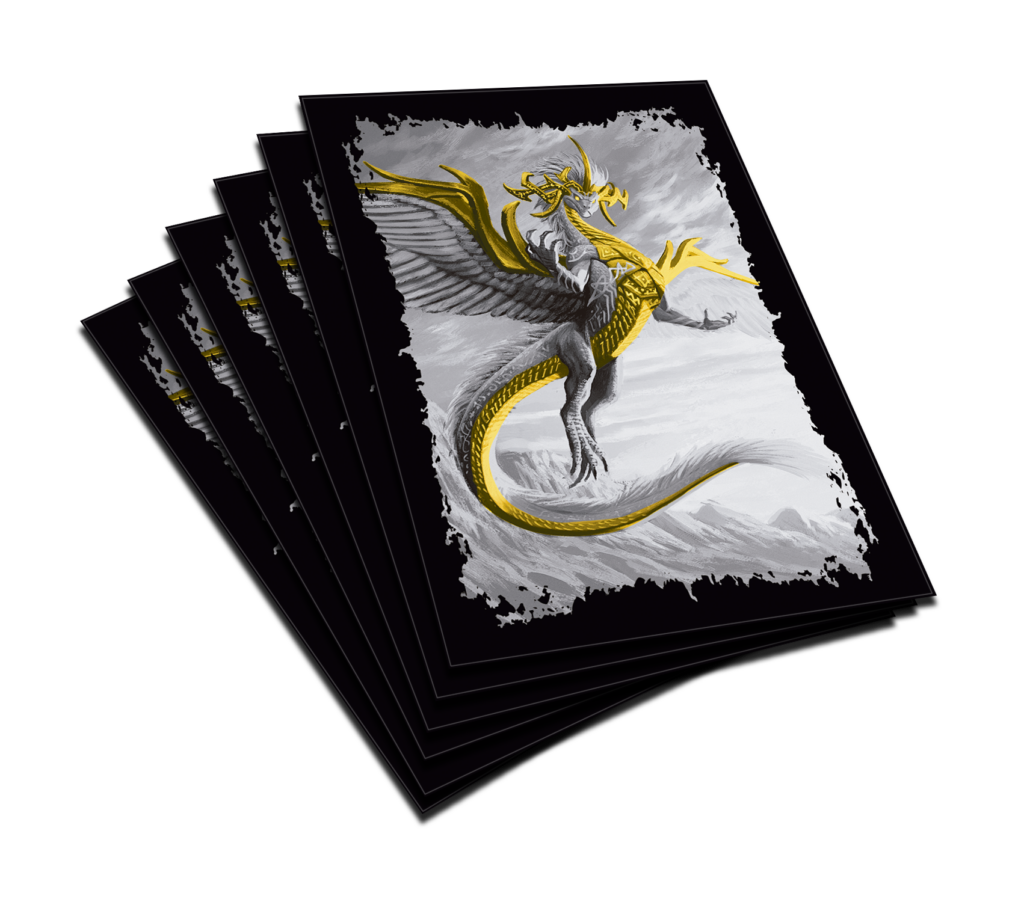 Protectores Diseño MYL Colección Legendaría | TOPDECK Small 62x89mm diseño Dragón-Kilgharrah