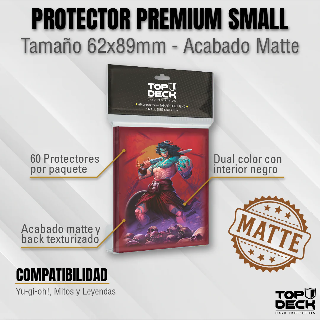 Protectores con Diseño | TOPDECK Small 62x89mm Fergus
