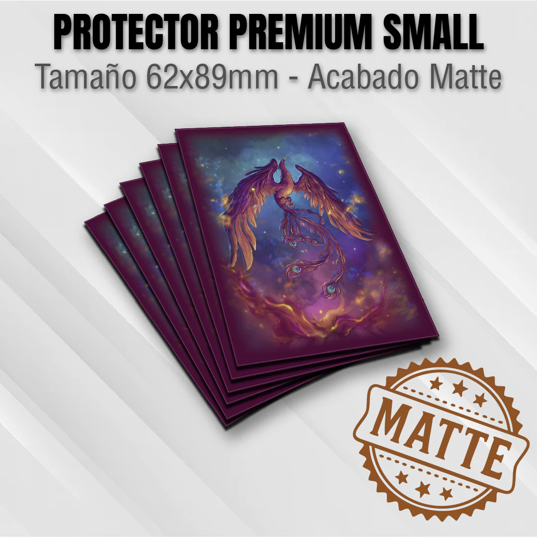 Protectores con Diseño | TOPDECK Small 62x89mm Fénix
