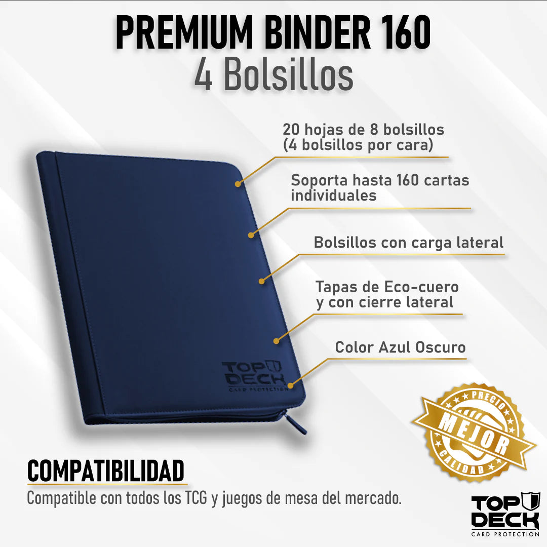 Carpeta Premium | TOPDECK 160 color Negro