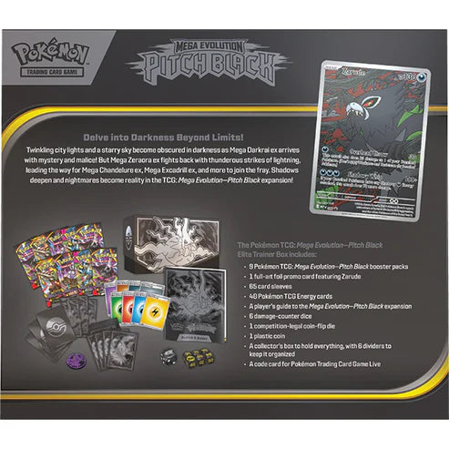 [PREVENTA 17/07/26] Mega Evolution Pitch Black- Elite Trainer Box - Inglés