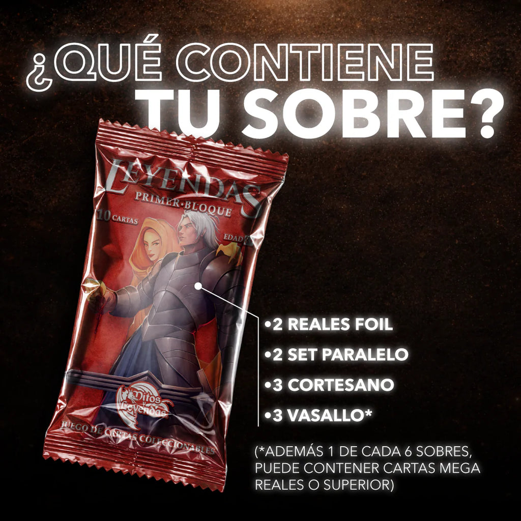 Display Leyendas Primer Bloque 4.0 - Primer Bloque + 1 BUY A BOX