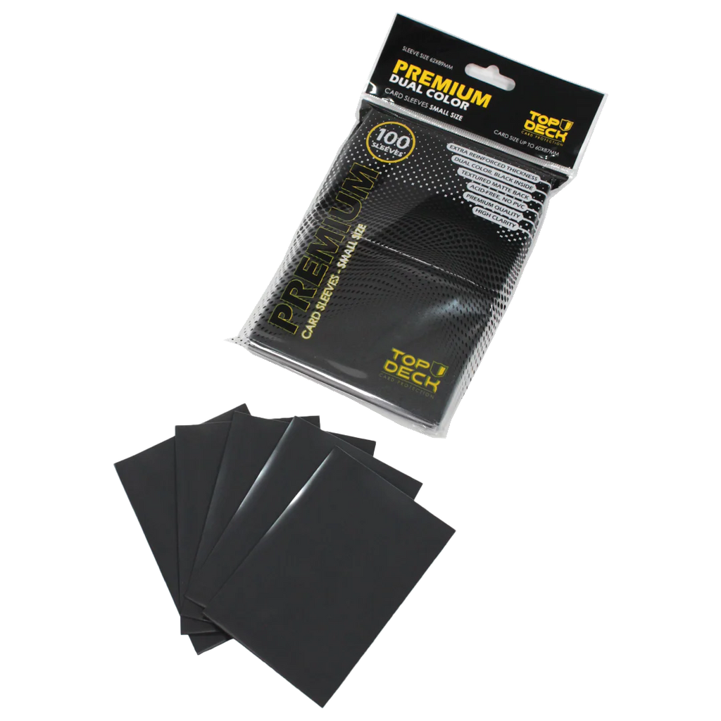 Protectores Premium | TOPDECK Small 62x89mm color Negro