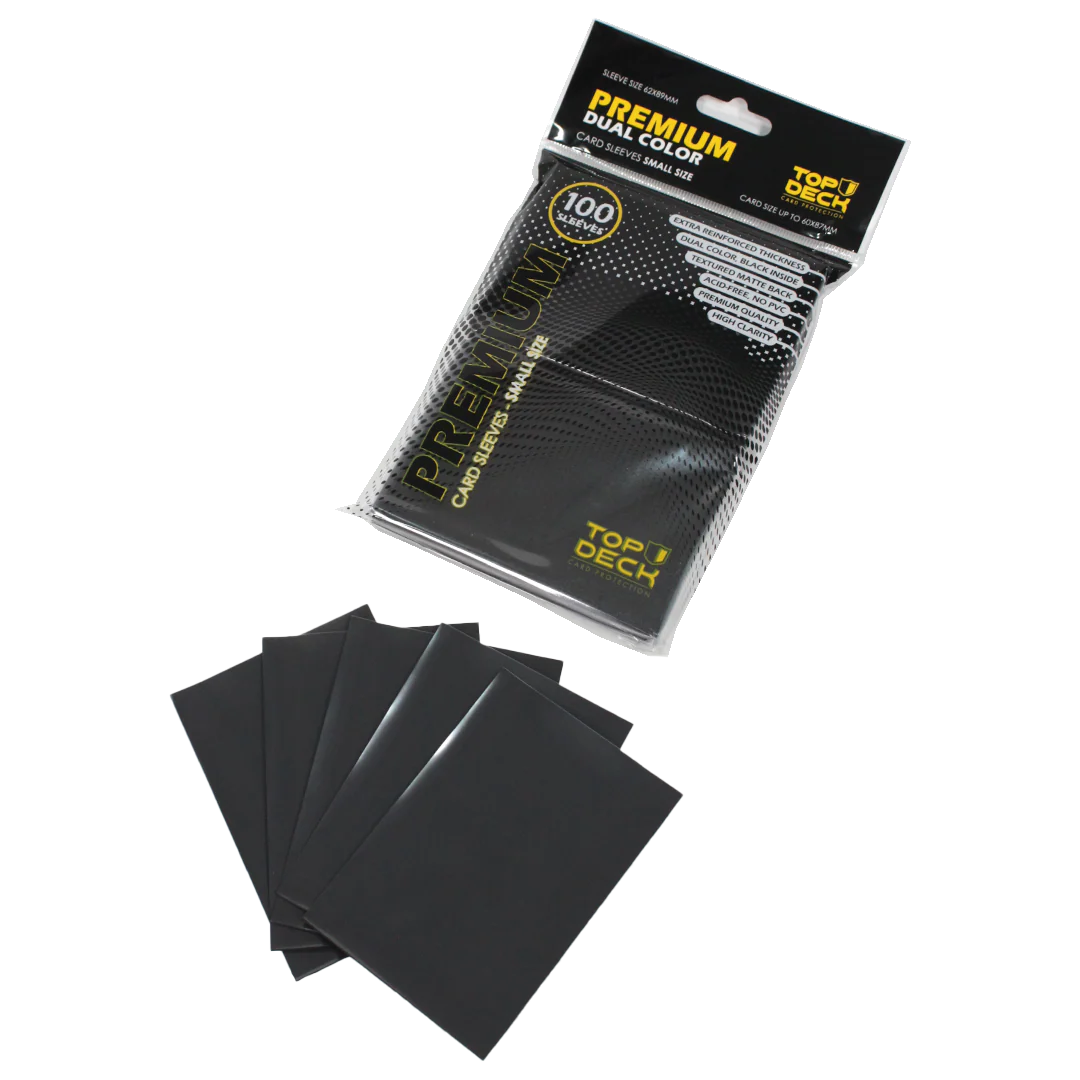Protectores Premium | TOPDECK Small 62x89mm color Negro