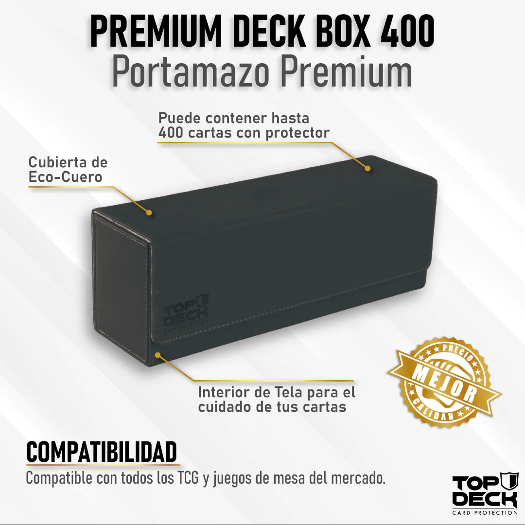 Portamazos Premium | TOPDECK 400 color Negro