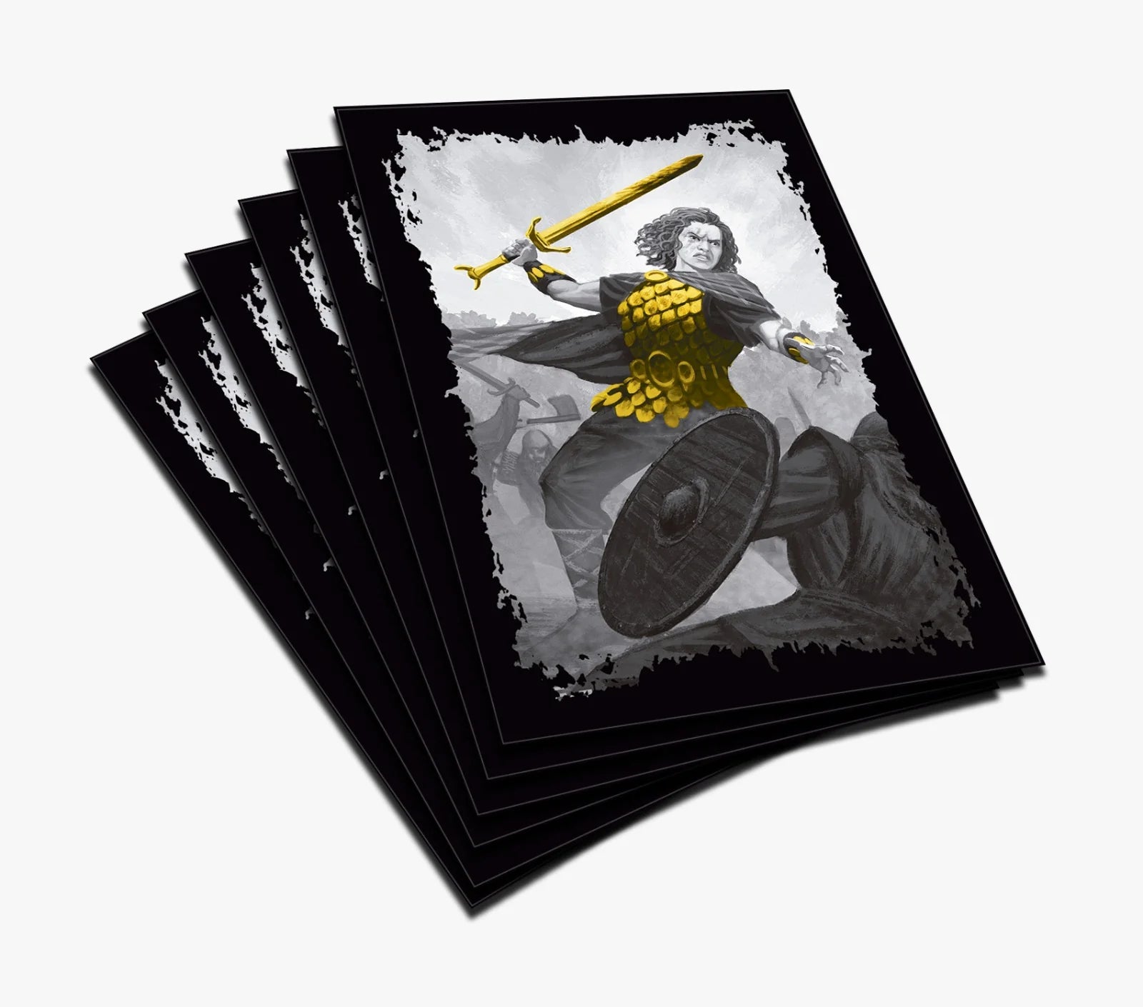 Protectores Diseño MYL Colección Legendaría | TOPDECK Small 62x89mm diseño Defensor-Brian Boru