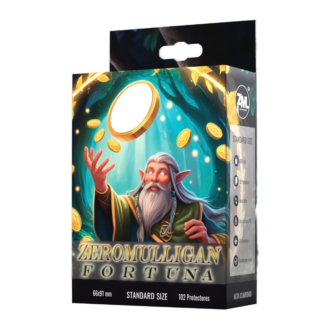 Protector Zero Mulligan Fortuna Standard Size Cyan Pastel
