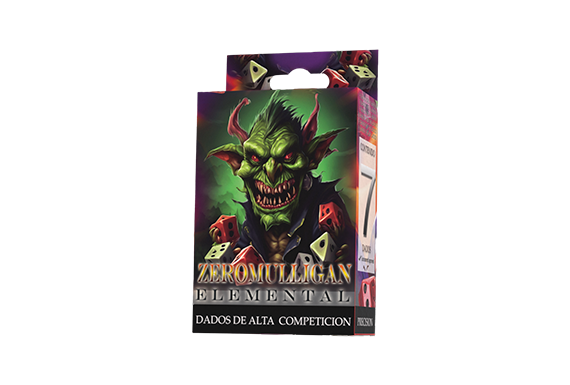 Set de Dados Zero Mulligan Colección Elemental