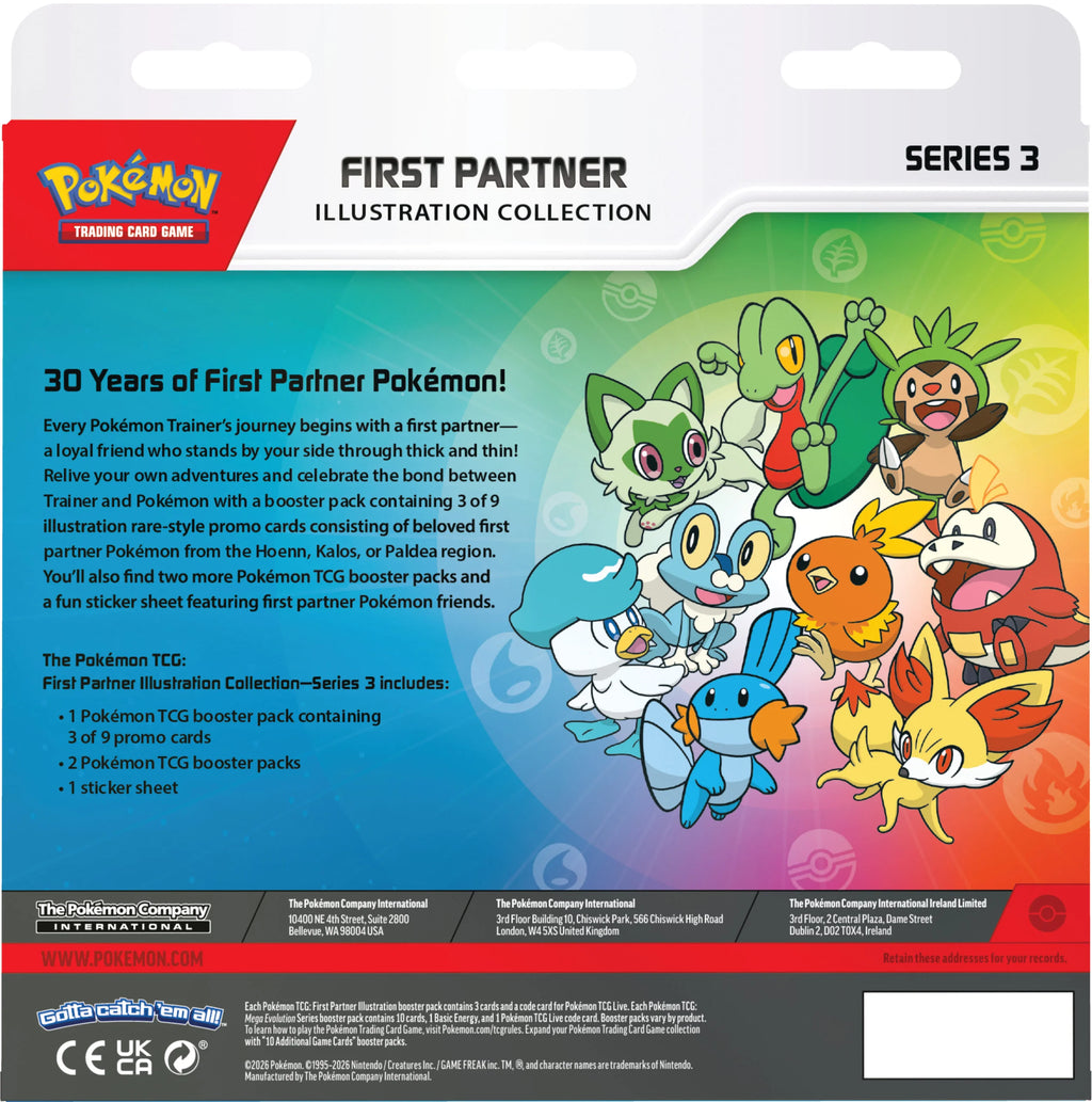 [PREVENTA] – Pokémon TCG: First Partner Illustration Collection Series 3 (Inglés)